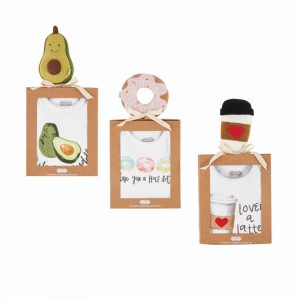 Mud Pie Food Knit Rattle Gift Sets: