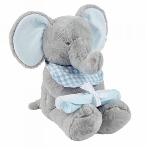 Mud Pie Blue Elephant Gift Set