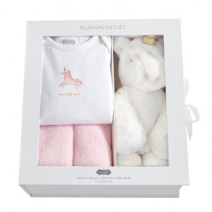 Mud Pie Unicorn Plush Pal Gift Set
