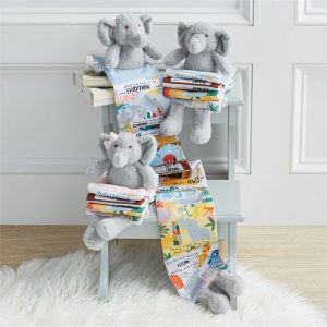 Mud Pie Plush Elephant Book