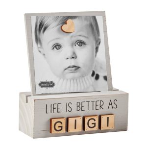 Mud Pie Gigi Letter Photo Block