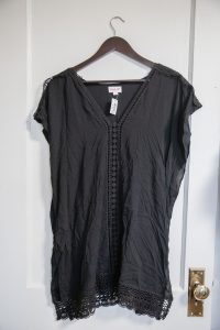 Amber Cover Up: Black $34.00