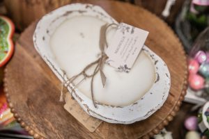 Southern Peach White Dough Bowls $36
