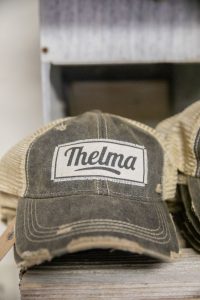 Vintage Life Distressed Trucker Hat: Thelma $25.00