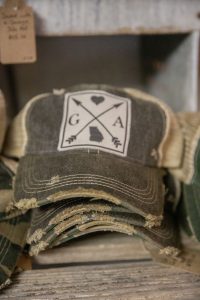 Vintage Life Distressed Trucker Hat: GA Arrows $25.00